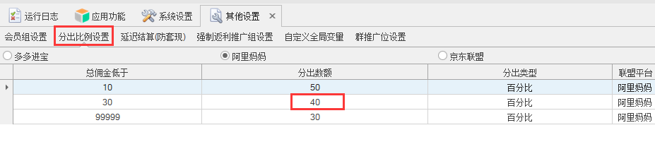 分出比例详解